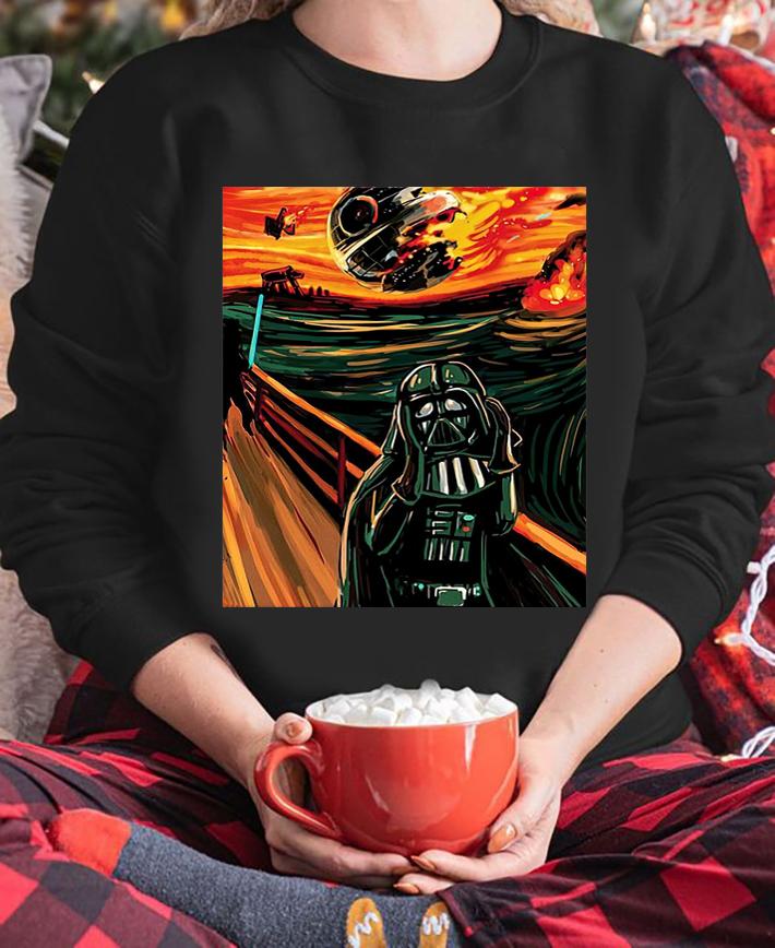 Dark Vader Mashup Van Gogh Star Wars t-shirt sweatshirt