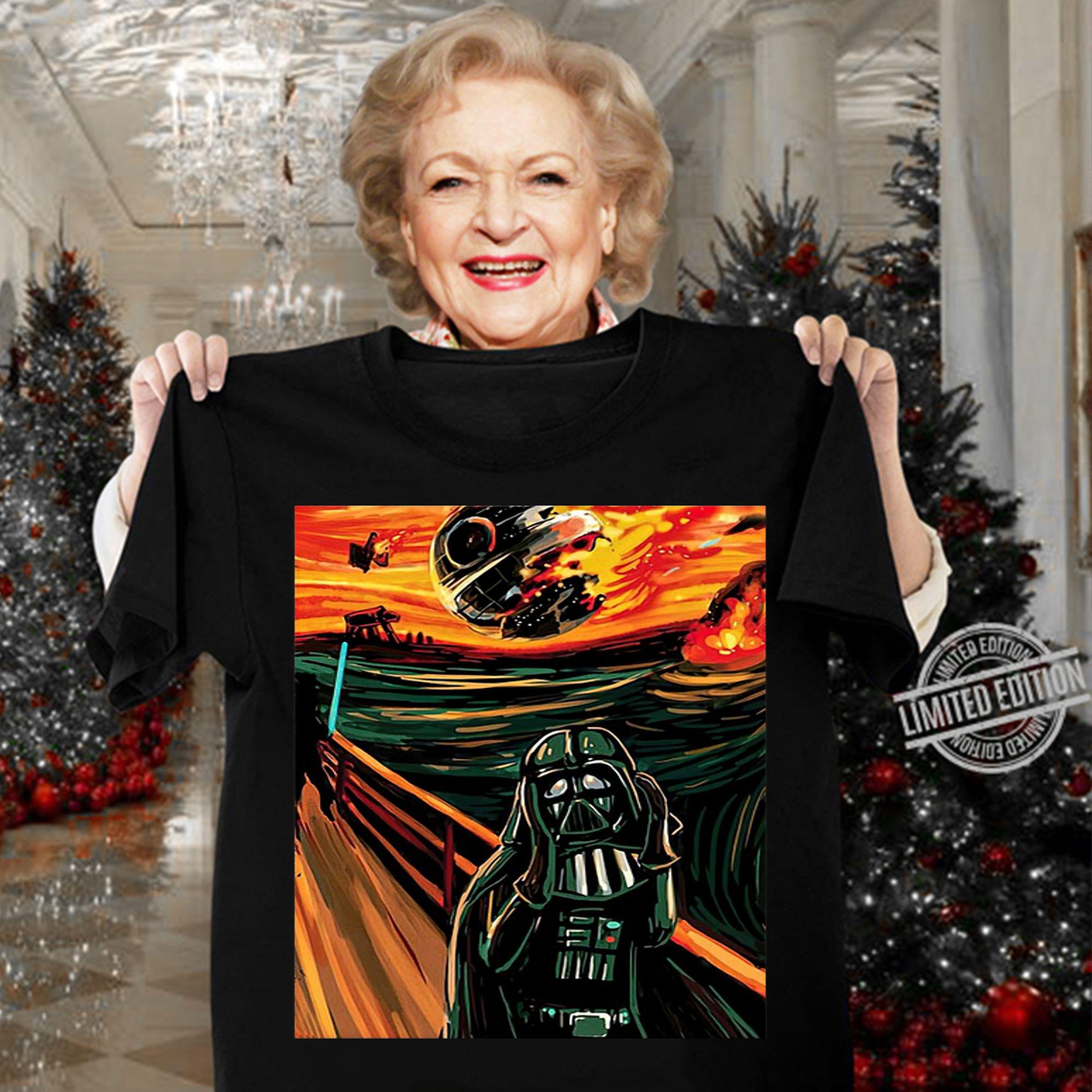 Dark Vader Mashup Van Gogh Star Wars t-shirt woman shirt