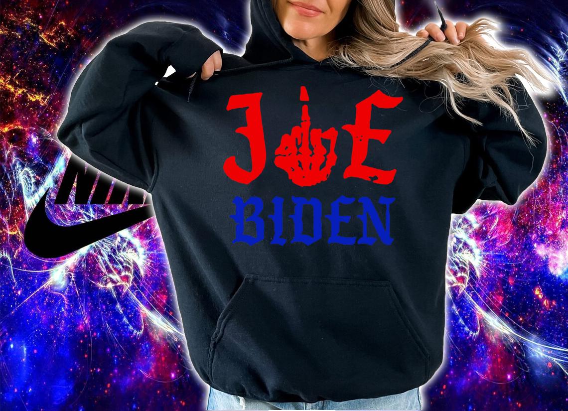Skeleton fuck Joe Biden t-shirt hoodie