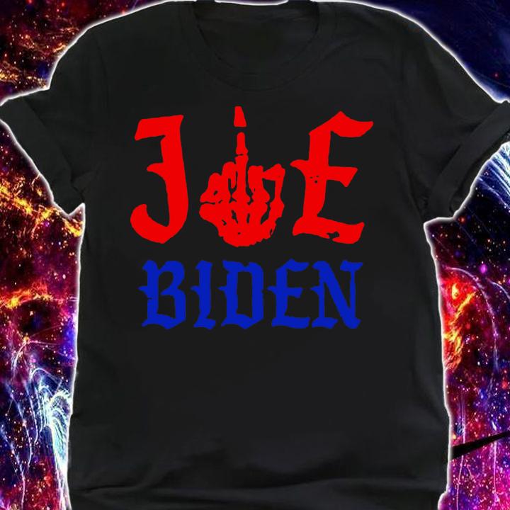 Skeleton fuck Joe Biden t-shirt shirt