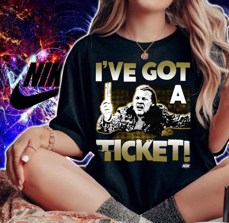 Chris Jericho I've got a ticket t-shirt woman shirt
