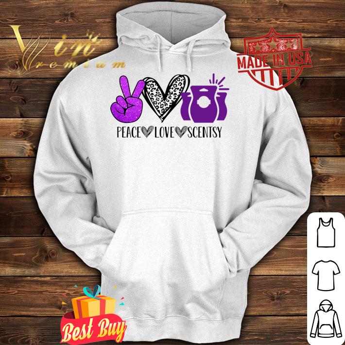 Peace love Scentsy t-shirt hoodie