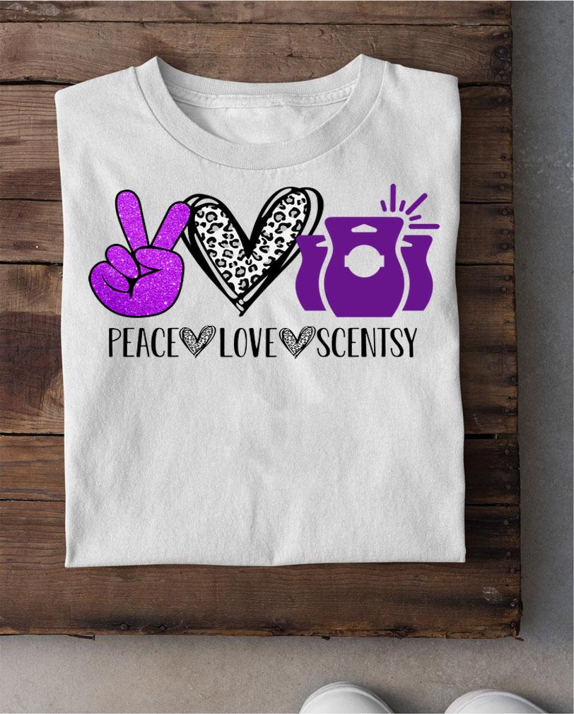 Peace love Scentsy t-shirt shirt