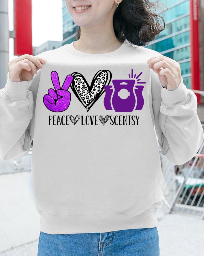 Peace love Scentsy t-shirt sweatshirt