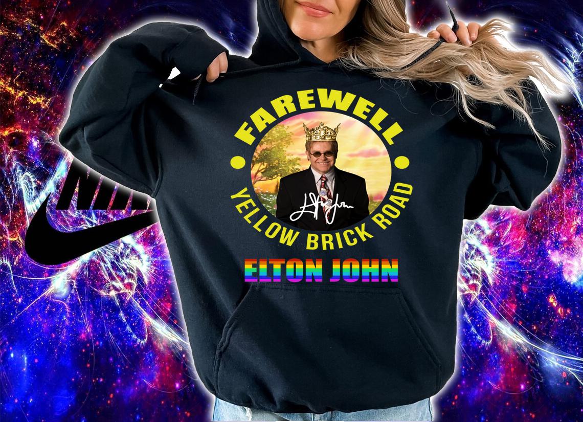 Elton John Farewell Yellow Brick Road Signature LGBT t-shirt hoodie