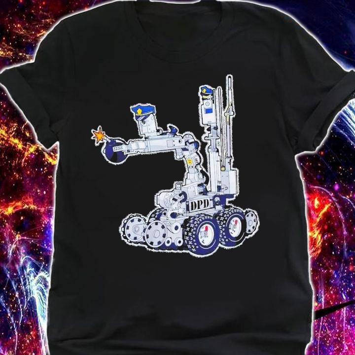 Donut operator Dallas bomb robot t-shirt shirt