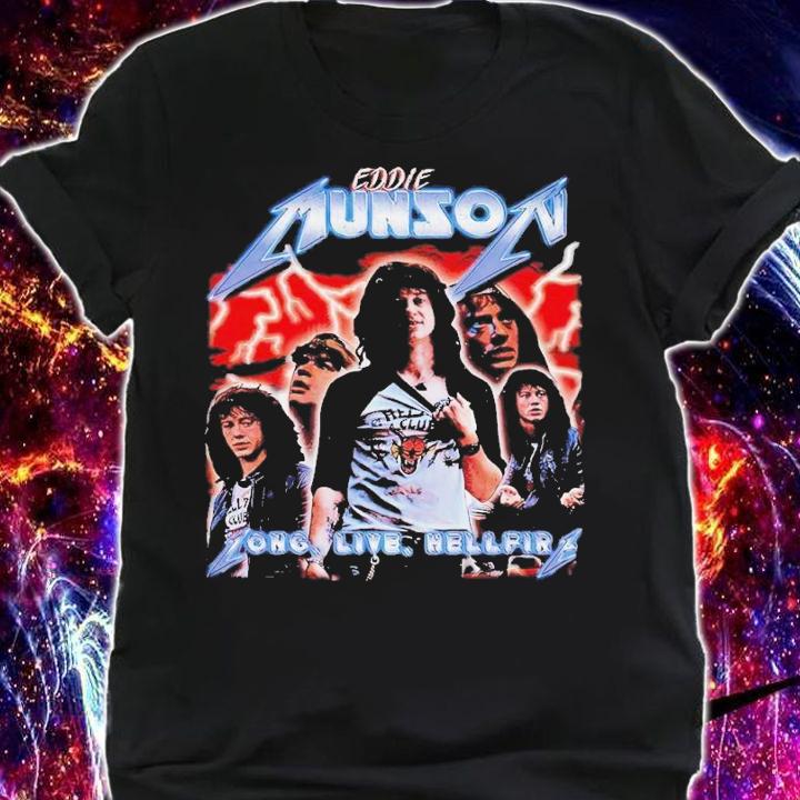 Eddie Munson long live hellfire graphic t-shirt shirt
