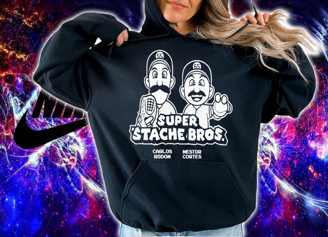 Carlos Rodon and Nestor Cortes Super Stache Bros shirt t-shirt hoodie