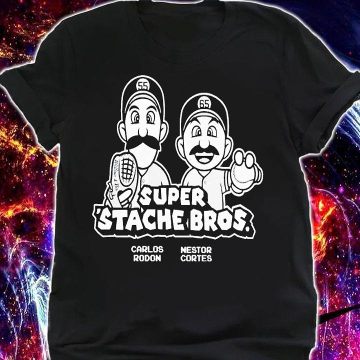 Carlos Rodon and Nestor Cortes Super Stache Bros shirt t-shirt shirt