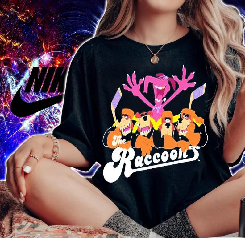 CBC x The Raccoons On Ice shirt t-shirt woman shirt