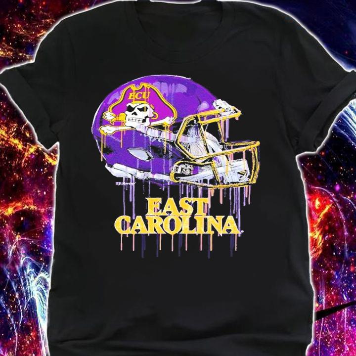 East Carolina Pirates Original Dripping Football Helmet Shirt t-shirt shirt
