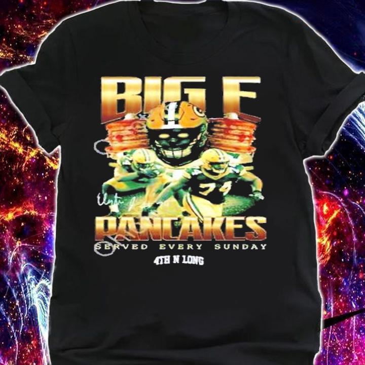 Elgton Jenkins Big E Pancakes Served Every Sunday T-Shirt t-shirt shirt