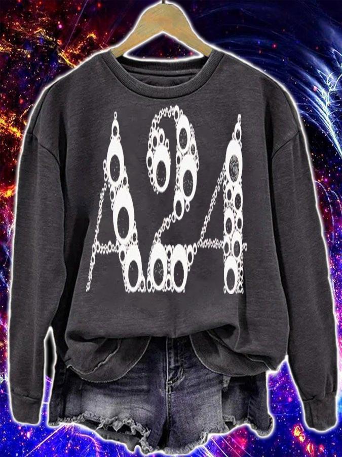 Everything Everywhere All At Once Black Googly Eye Puff Logo Shirt t-shirt sweatshirt