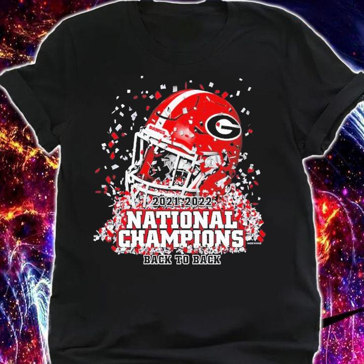 Georgia Bulldogs Back-To-Back College Football Playoff National Champions Confetti Helmet shirt t-shirt shirt
