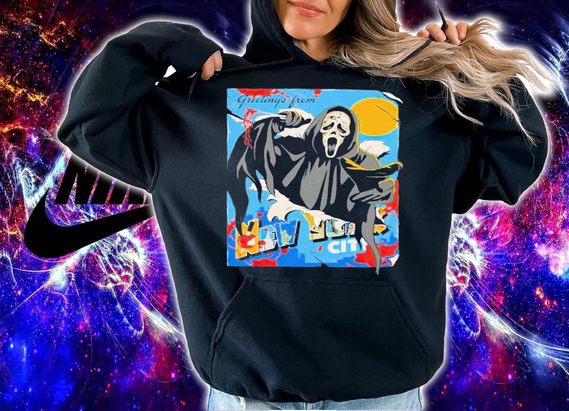 Ghost face greetings from New York City shirt t-shirt hoodie