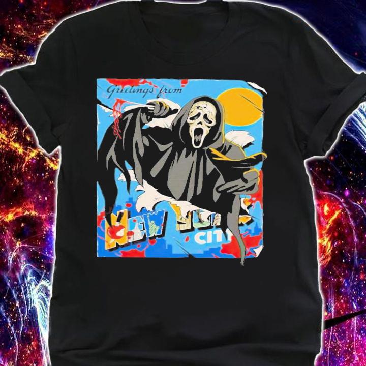 Ghost face greetings from New York City shirt t-shirt shirt