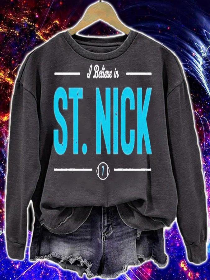 I believe in St. Nick shirt t-shirt sweatshirt