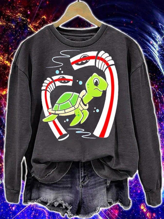 No straws for turtles shirt t-shirt sweatshirt