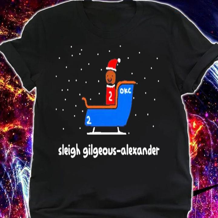 NBA Christmas Sleigh Gilgeous-Alexander Shirt t-shirt