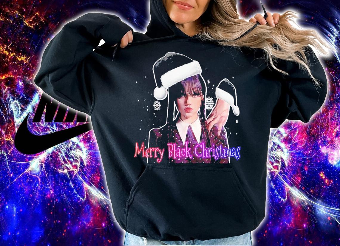 Netflix Wednesday Addams Christmas shirt t-shirt hoodie