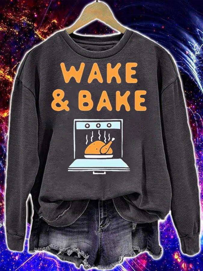 Wake and bake shirt t-shirt