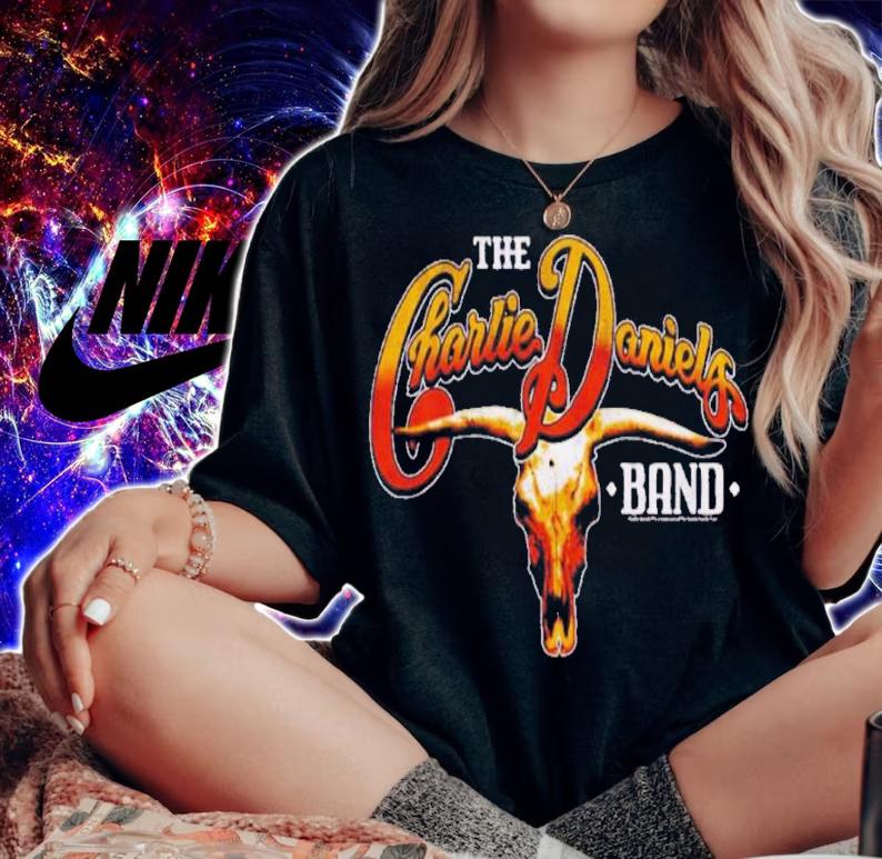 Charlie Daniels Band Skull Shirt t-shirt woman shirt