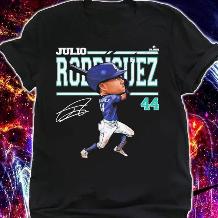 Julio Rodriguez Seattle Cartoon Basketball Signature Shirt t-shirt
