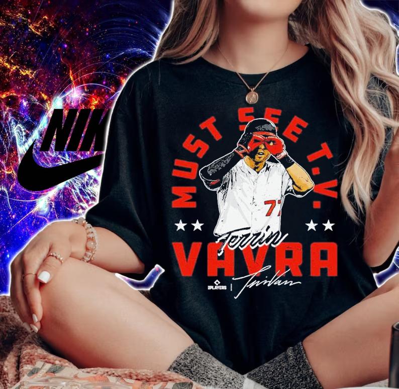 Terrin Vavra Baltimore Binoculars Baseball Shirt t-shirt woman shirt