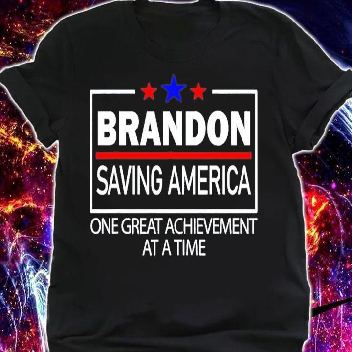 Brandon Saving America Political Republican Biden And The Ho shirt t-shirt