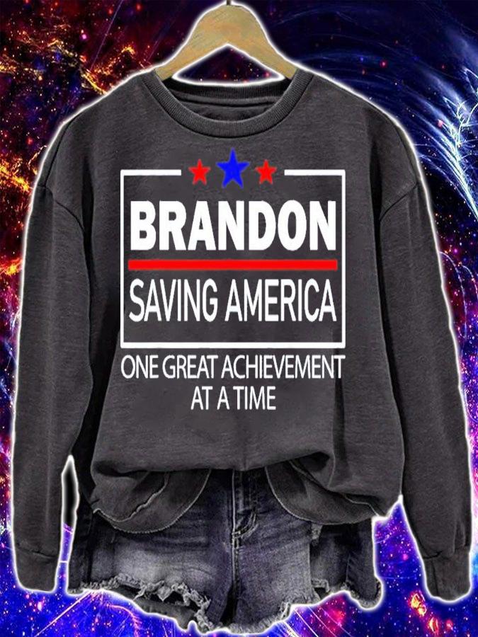 Brandon Saving America Political Republican Biden And The Ho shirt t-shirt