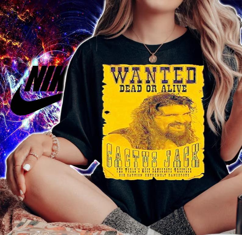 Cactus Jack Wanted Retro shirt t-shirt woman shirt