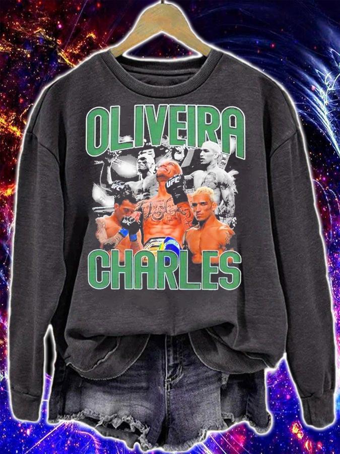 Charles Oliveira Do Bronx Bootleg 90s Style Shirt t-shirt sweatshirt