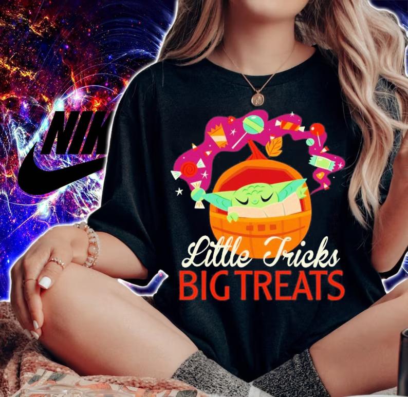 Little Tricks Big Treats Star Wars Halloween Shirt t-shirt woman shirt