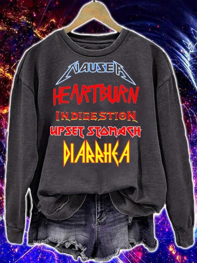Nausea Heartburn Indigestion Upset Stomach Diarrhea shirt t-shirt sweatshirt