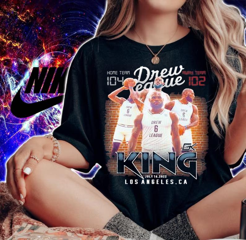 Lebron James Drew League King shirt t-shirt