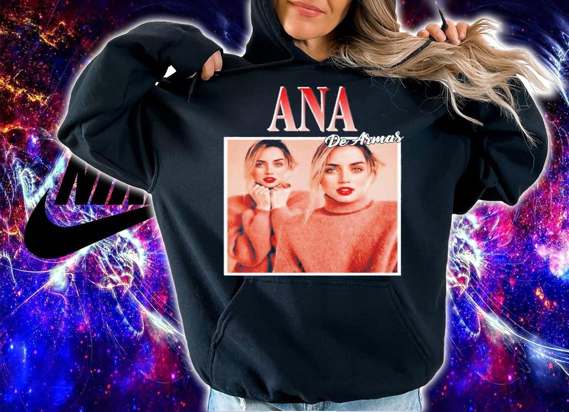Ana De Armas Portrait Retro T-Shirt t-shirt hoodie