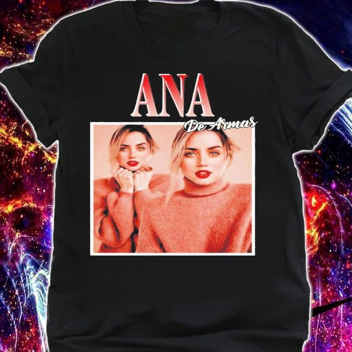 Ana De Armas Portrait Retro T-Shirt t-shirt shirt