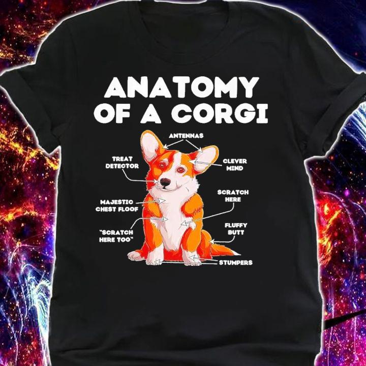 Anatomy Of A Corgi Dog Lover Shirt t-shirt shirt