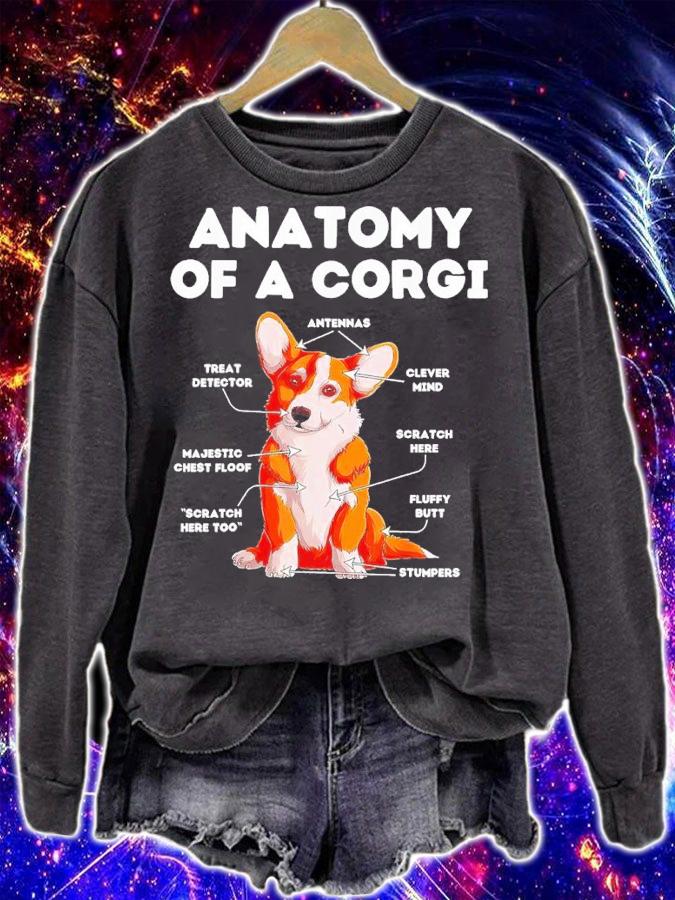 Anatomy Of A Corgi Dog Lover Shirt t-shirt sweatshirt