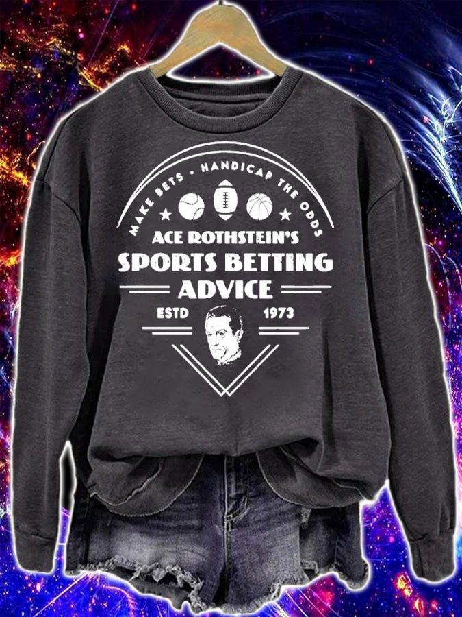 Make Bets Handicap The Odds Ace Rothstein's Sports Betting Advice Shirt t-shirt