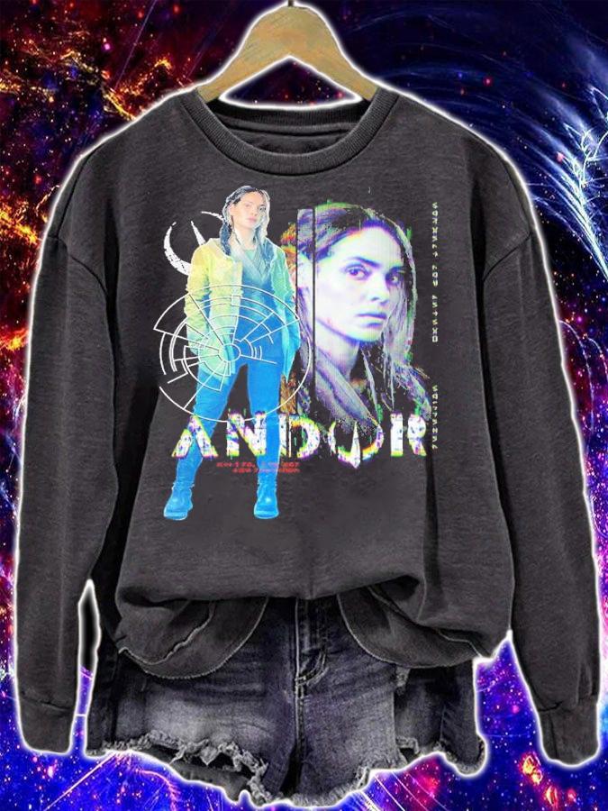 Star Wars Andor Female Rebel Glitched shirt t-shirt sweatshirt
