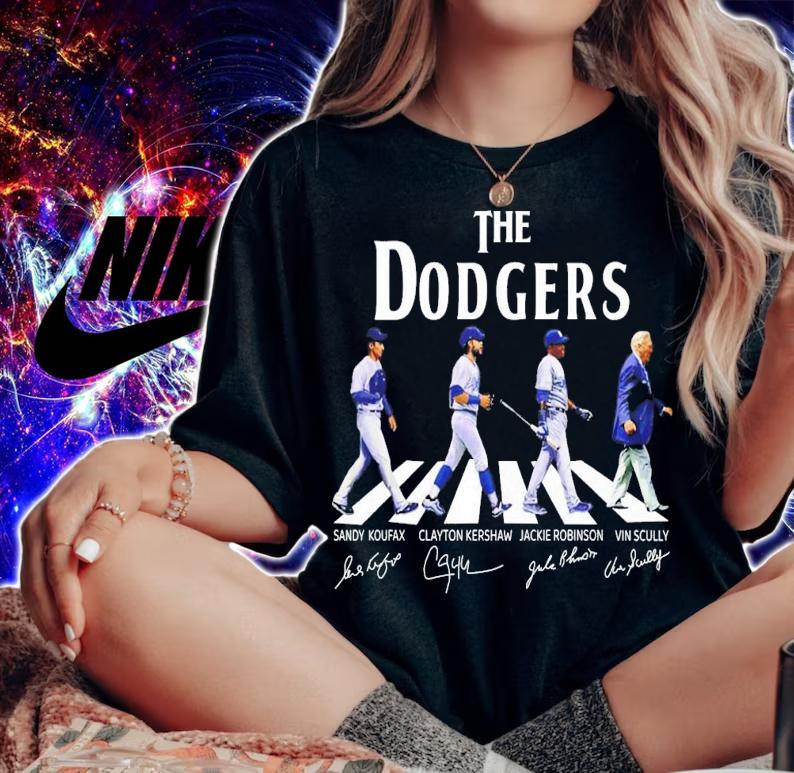 The Dodgers Abbey Road Signature T-Shirt t-shirt woman shirt