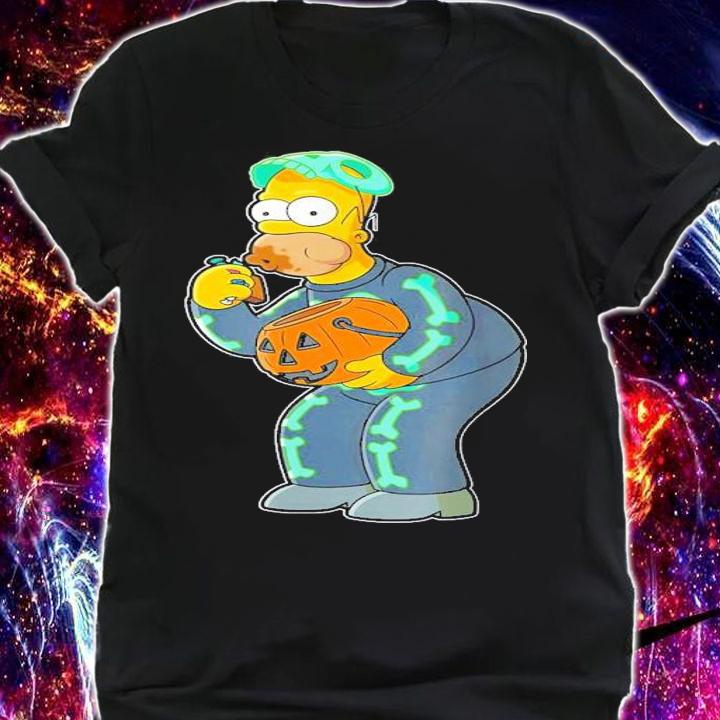The Simpsons Homer Candy Feast Treehouse Of Horror Halloween T-Shirt t-shirt