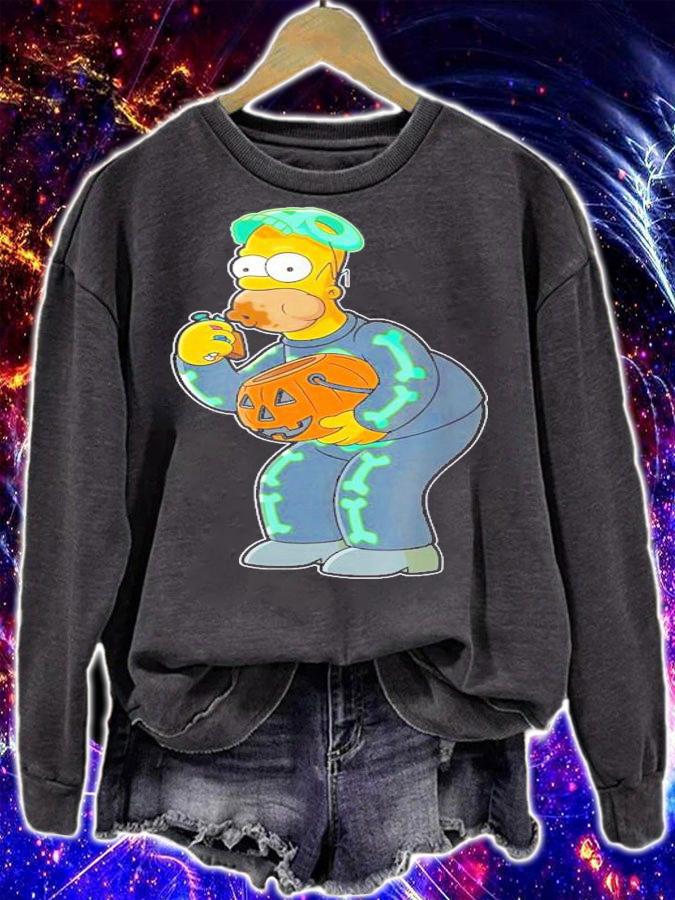 The Simpsons Homer Candy Feast Treehouse Of Horror Halloween T-Shirt t-shirt