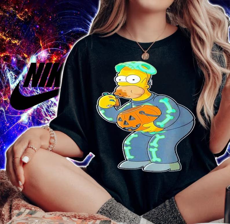 The Simpsons Homer Candy Feast Treehouse Of Horror Halloween T-Shirt t-shirt