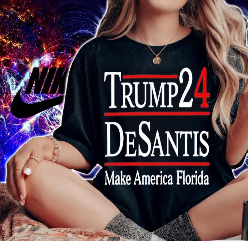 Trump 24 Desantis Make America Florida Shirt t-shirt