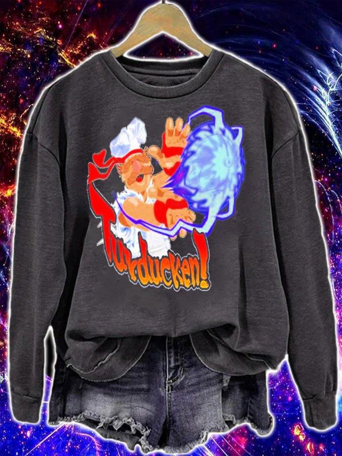 Turducken Hadouken Street Fighter Crossover Shirt t-shirt sweatshirt