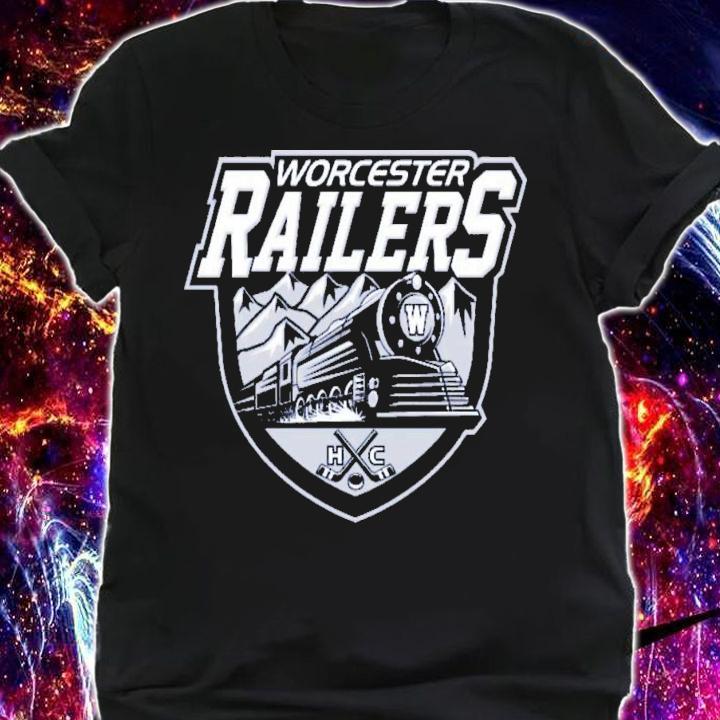 Echl Worcester Railers Hockey Logo 2022 T-Shirt t-shirt shirt