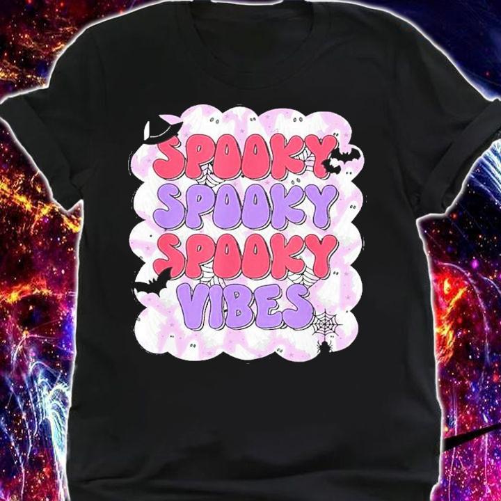 Groovy Spooky Season Spooky Vibes Hippie Halloween Costume Shirt t-shirt shirt