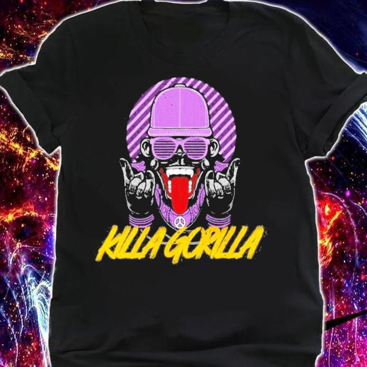 Killa Gorilla Hiphop Retro Artwork Shirt t-shirt shirt